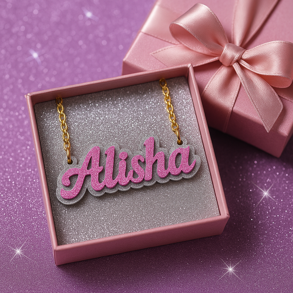 Custom Name Necklace "Alisha"