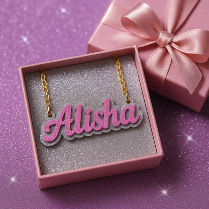 Custom Name Necklace "Alisha"