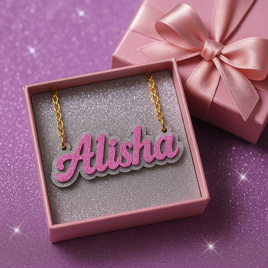Custom Name Necklace "Alisha"