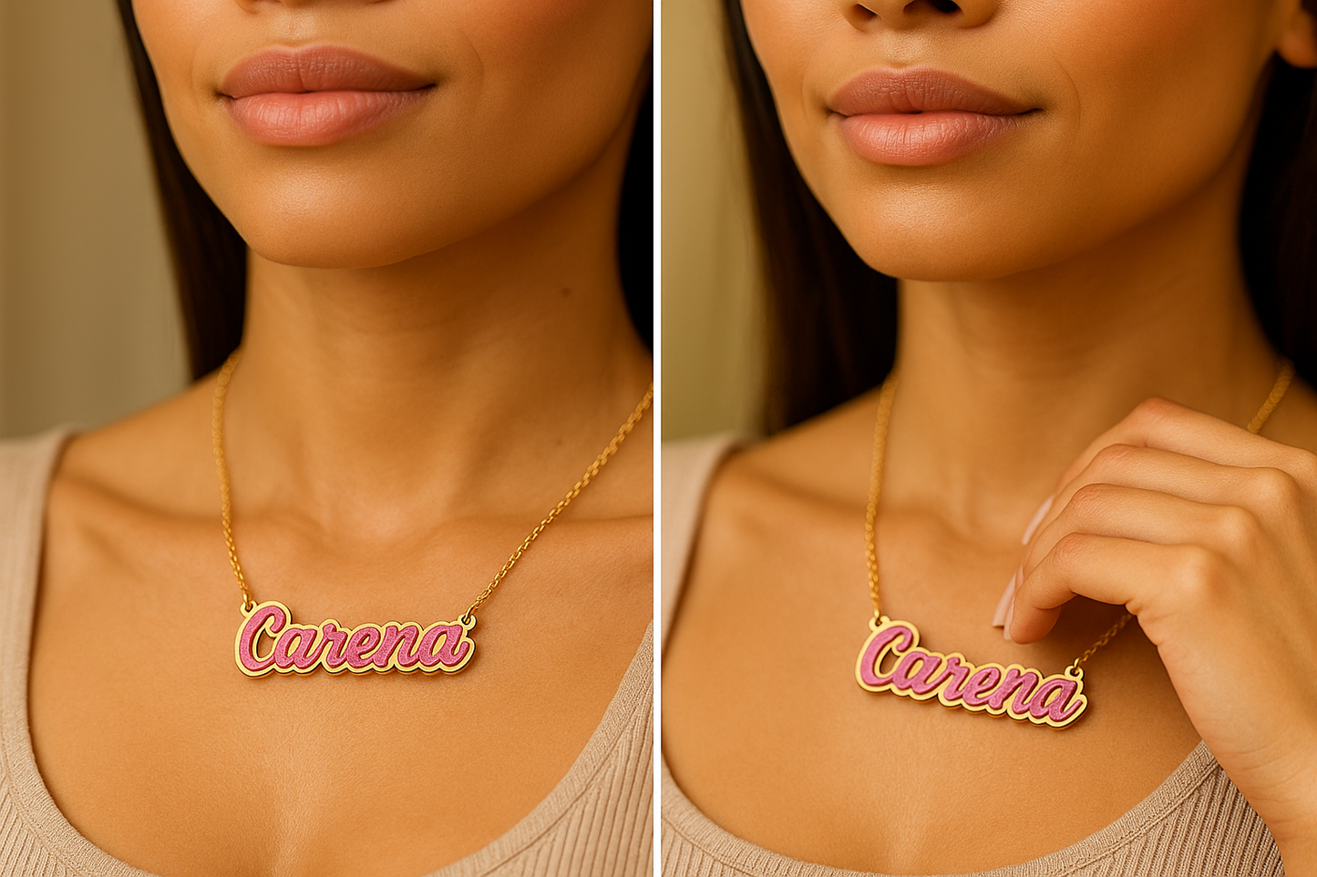 Custom Name Necklace"Carena"