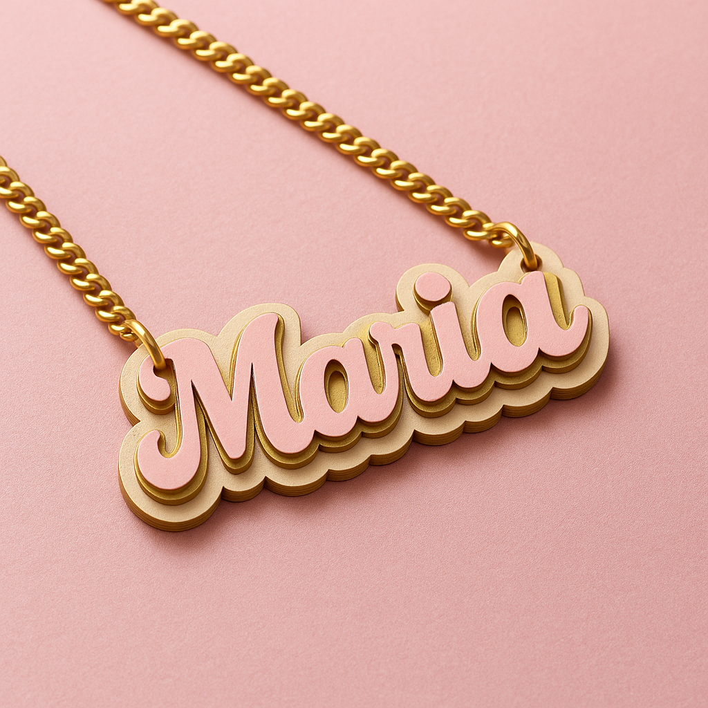Custom Name Necklace "Maria"